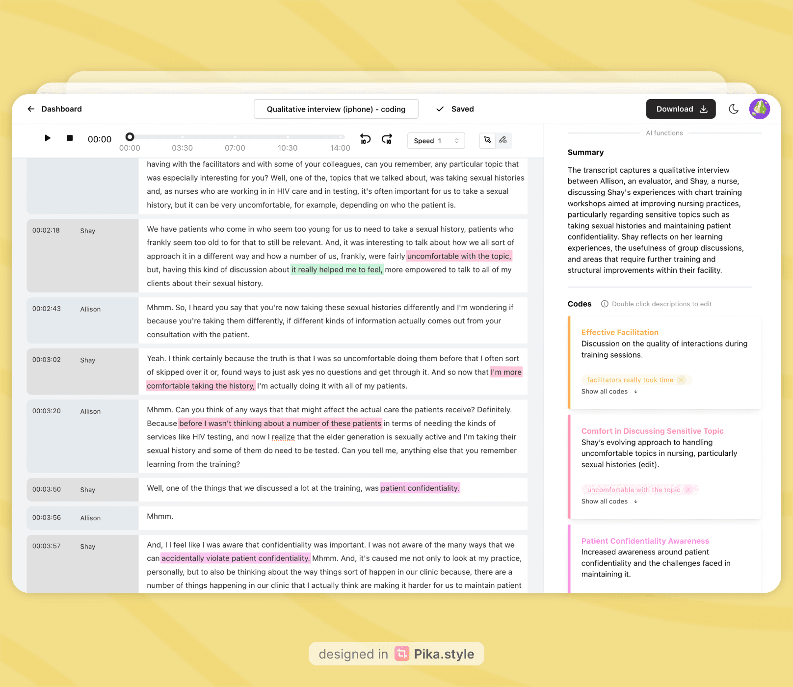 Online transcription | Scribewave - Try for free