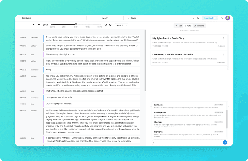 Wave Transcript App Online transcription | Scribewave - Try for free
